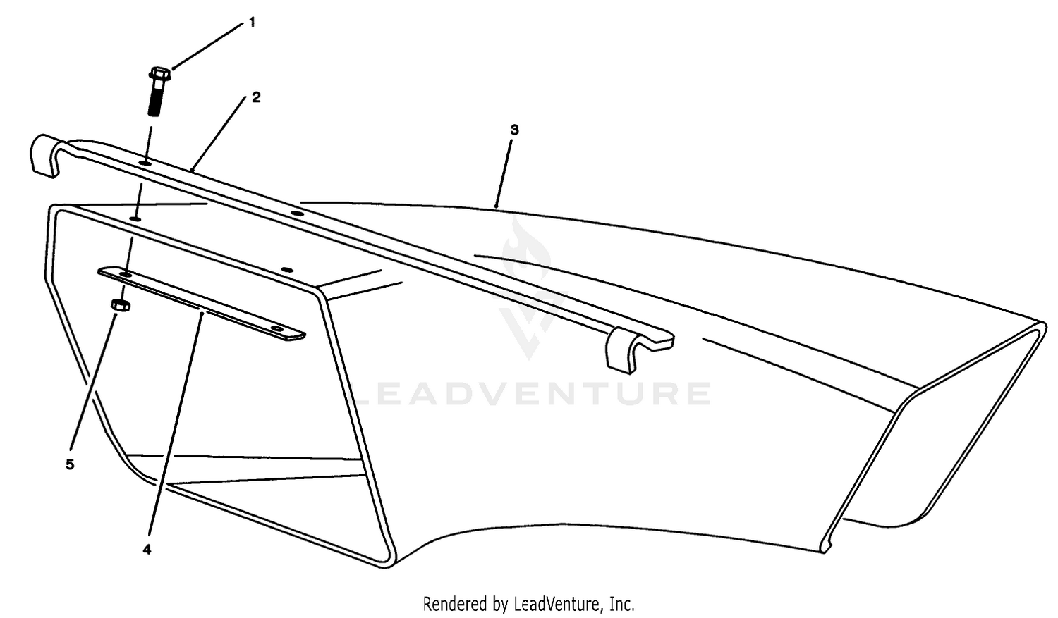 Side Discharge Chute Model No. 59112 (optional)