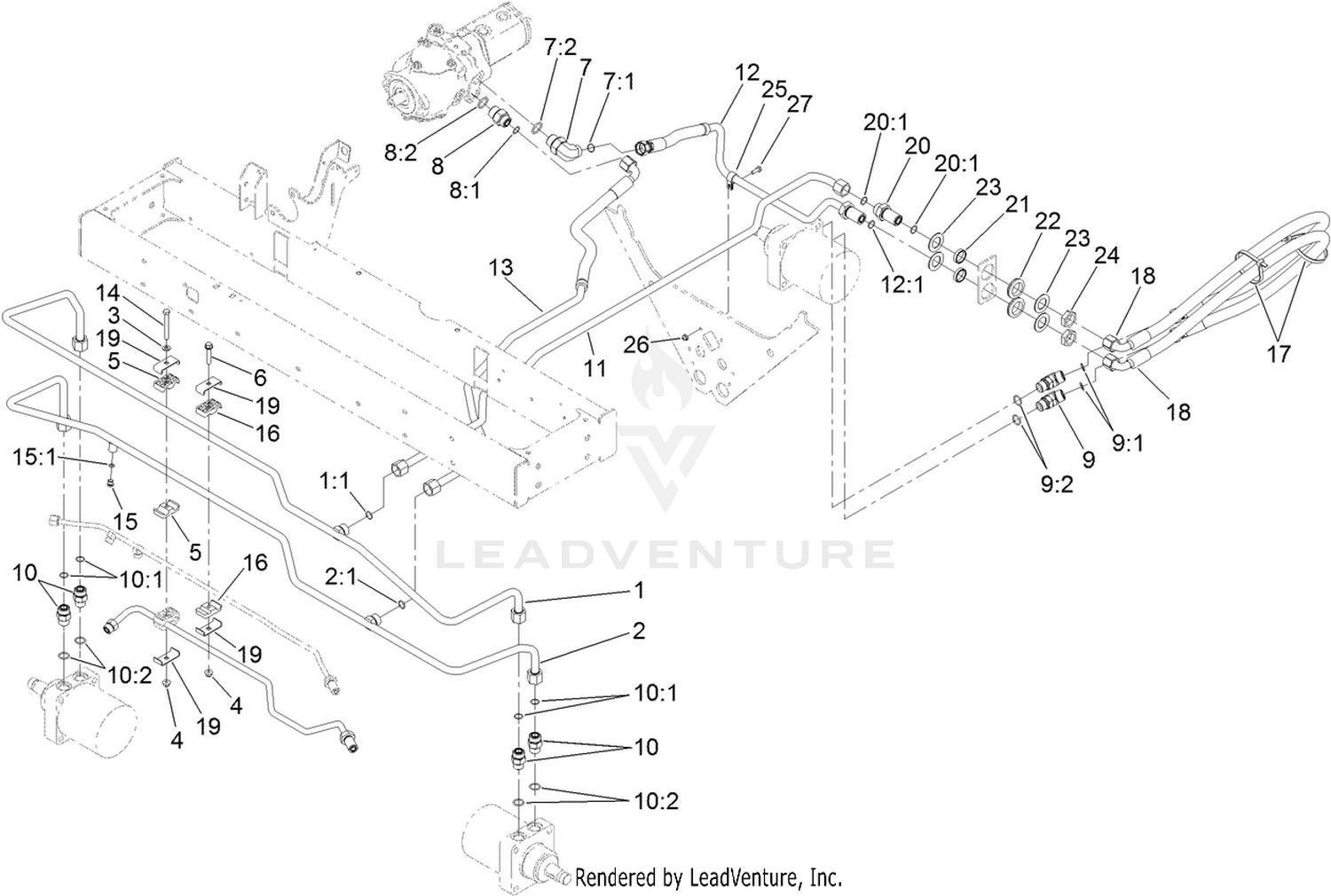 Traction Hydraulic Assembly
