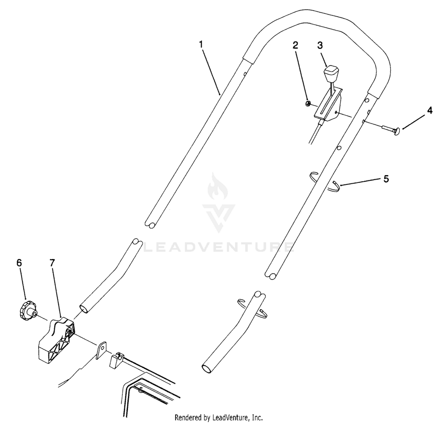 H.p. Handle Assembly (model No. 20901b Only)