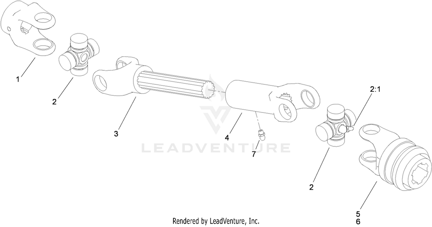 Drive Shaft Assembly No. 107-2810