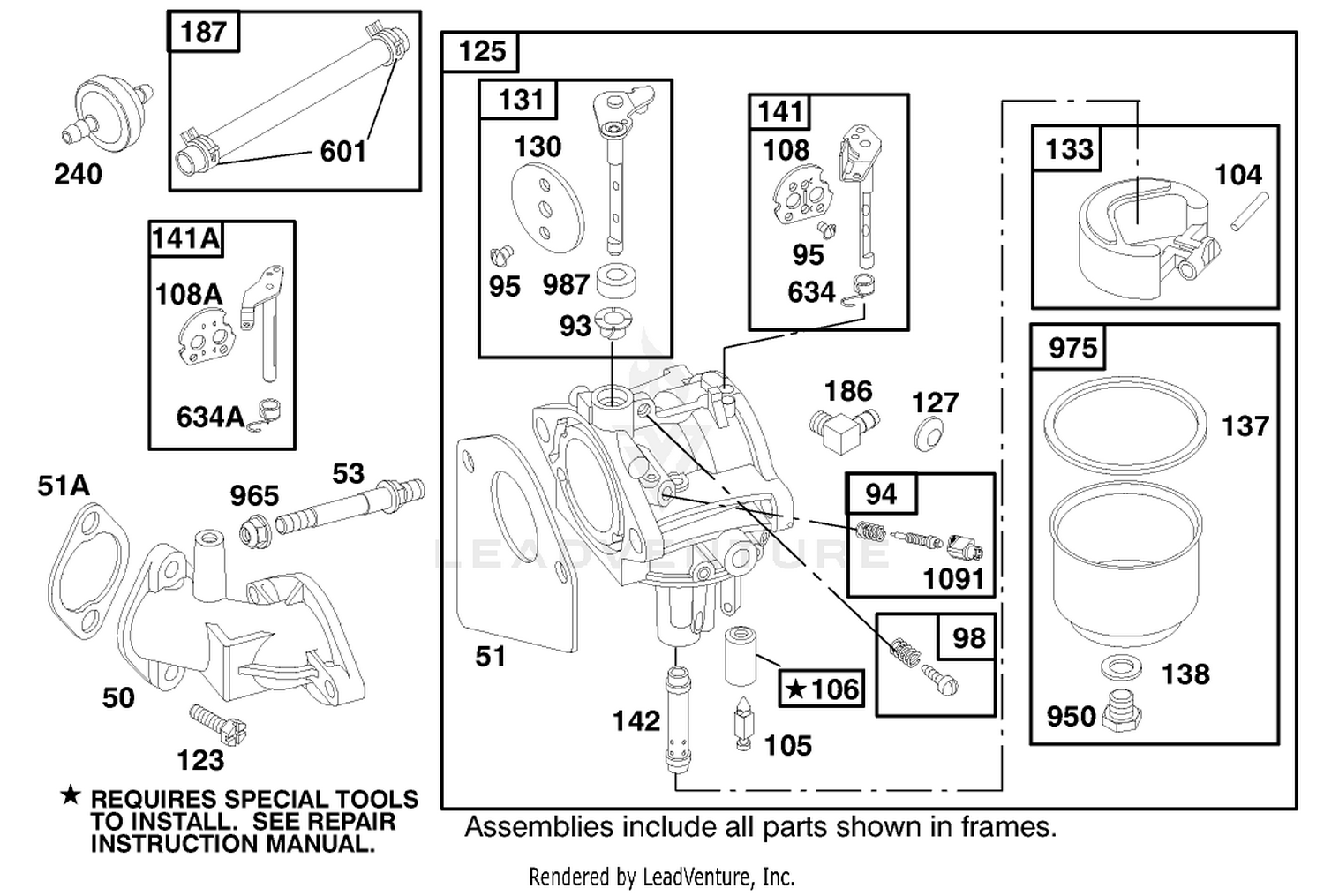 Engine Briggs  Stratton Model 28m707-1122-E1 4