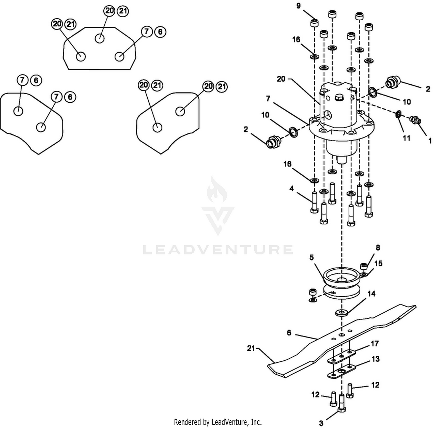 Cutter Motor Assembly