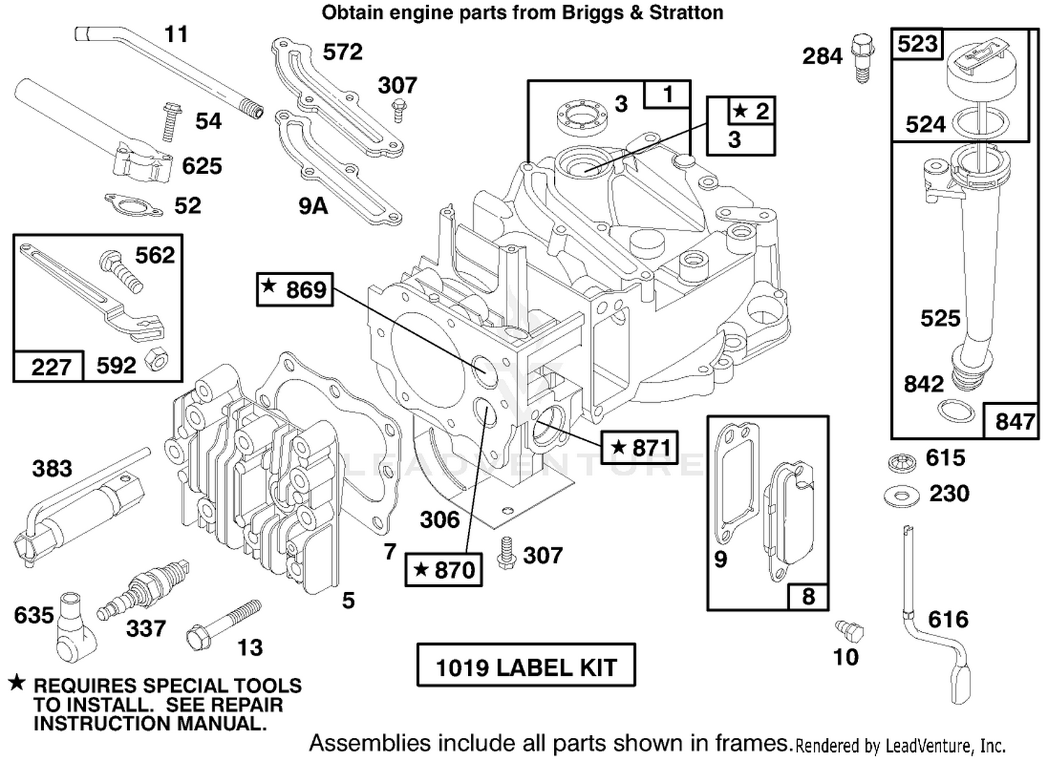 Engine Briggs  Stratton Model 12f802-0667-01