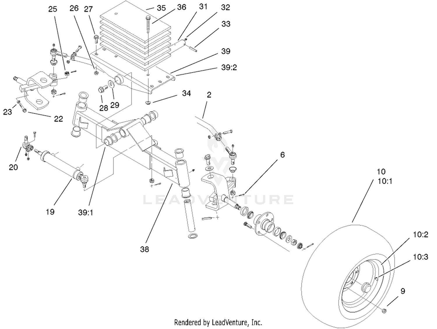 2wd Rear Axle