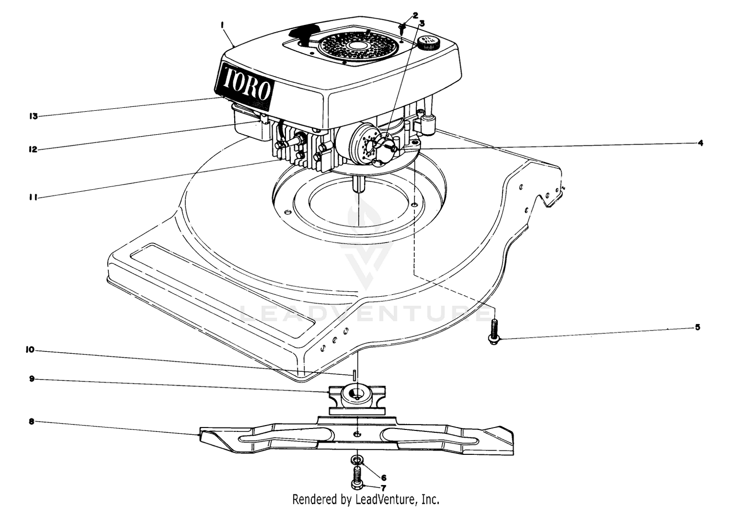 Engine Assembly (model No. 16880)