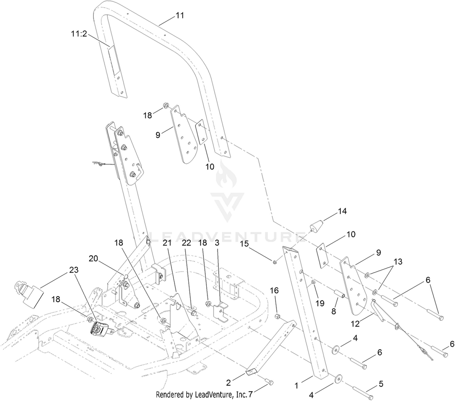 Roll-Over Protection System Assembly