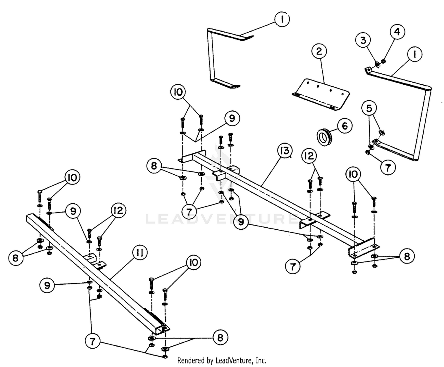 WM SKID SPRAYER MT. KIT