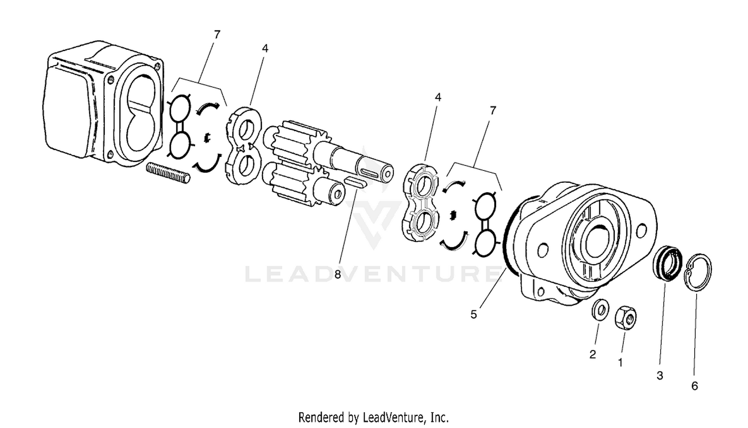 Hydraulic Motor Assembly No. 94-4907