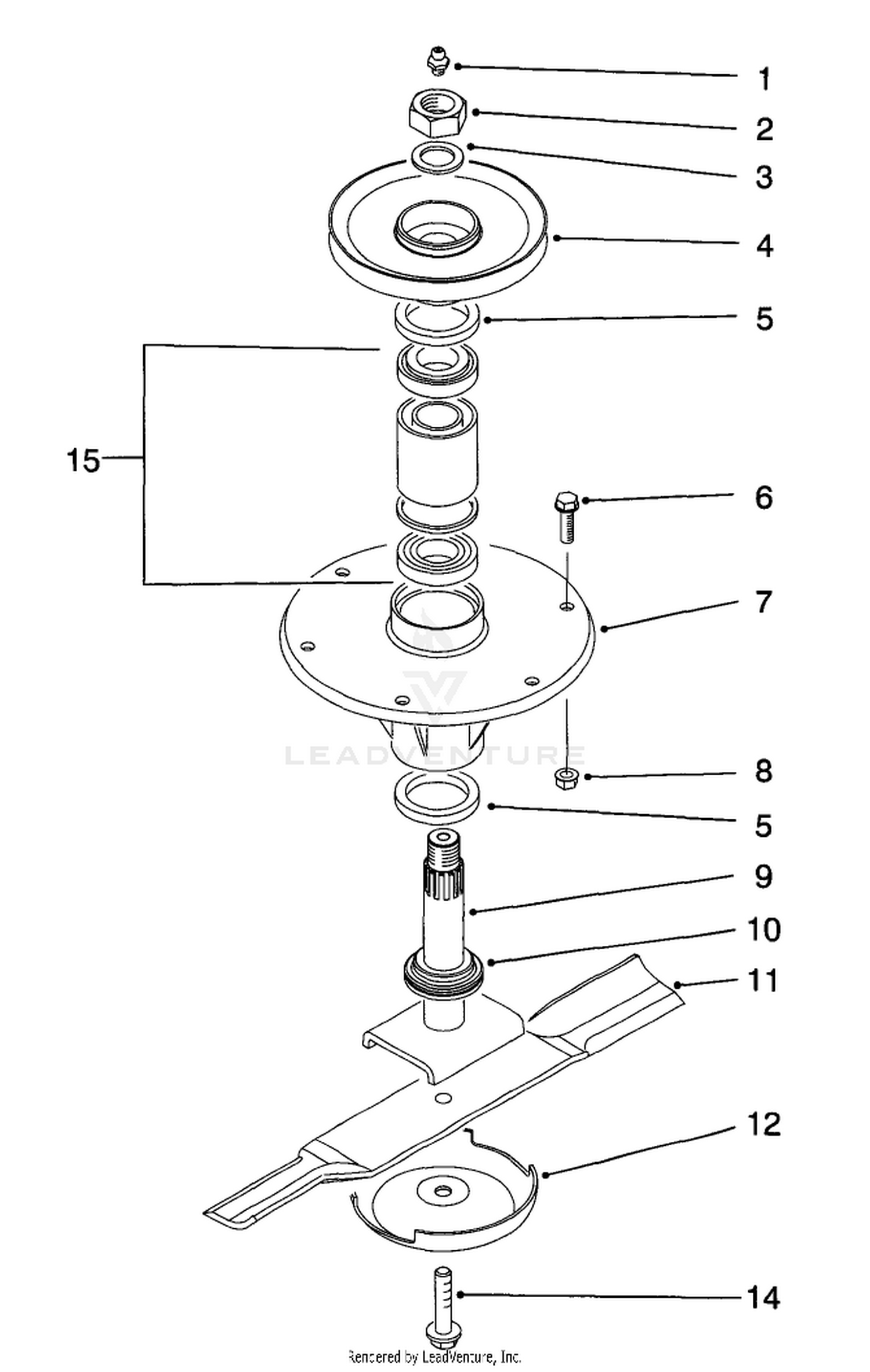 Spindle Assembly (wings)