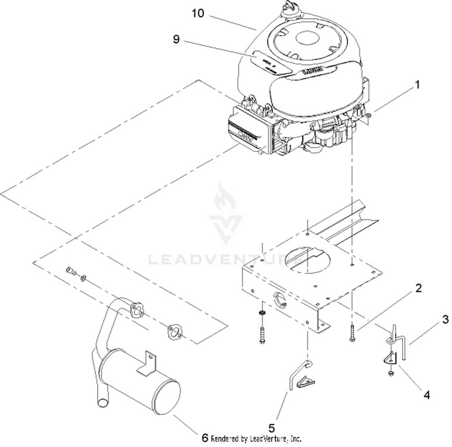 Engine System Component Assembly