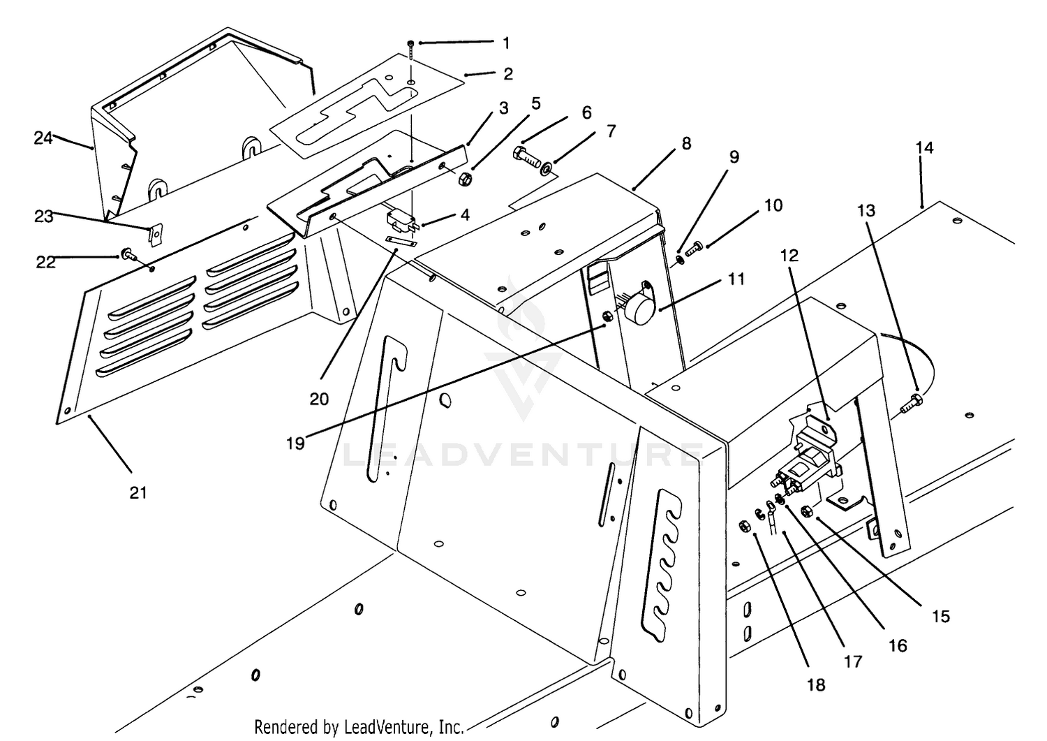 Seat Body  Side Panel Assembly