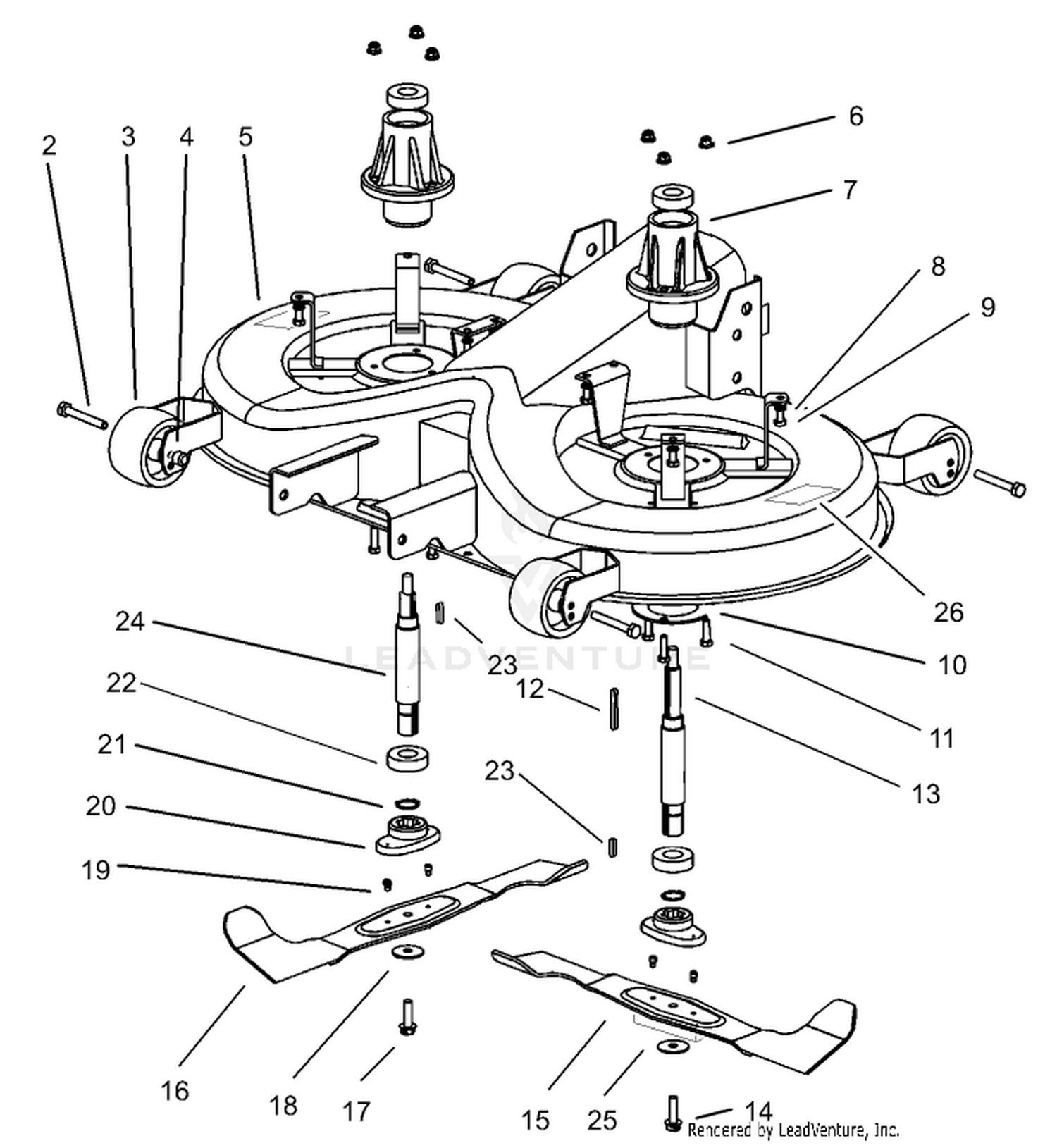 Operation-Cutting Pan Assembly