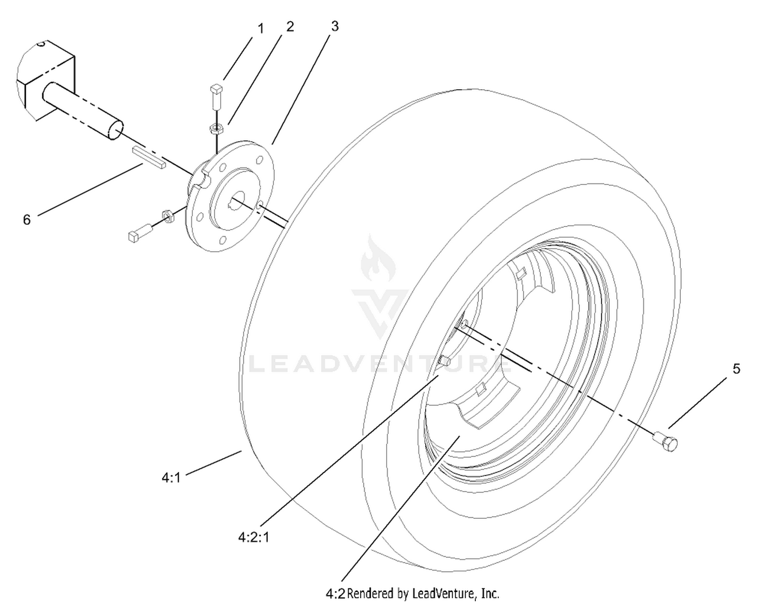 Rear Wheel Assembly