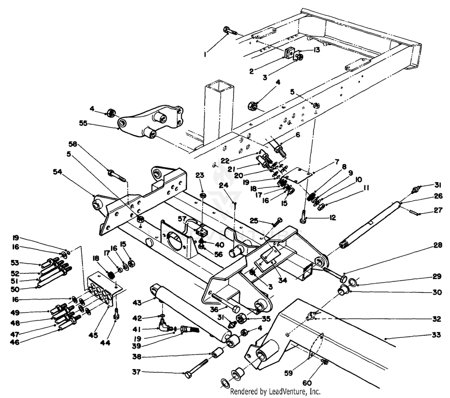Wing Deck Lift Assembly