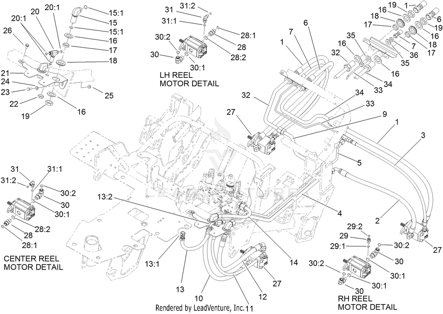 Hydraulic Reel Drive Assembly