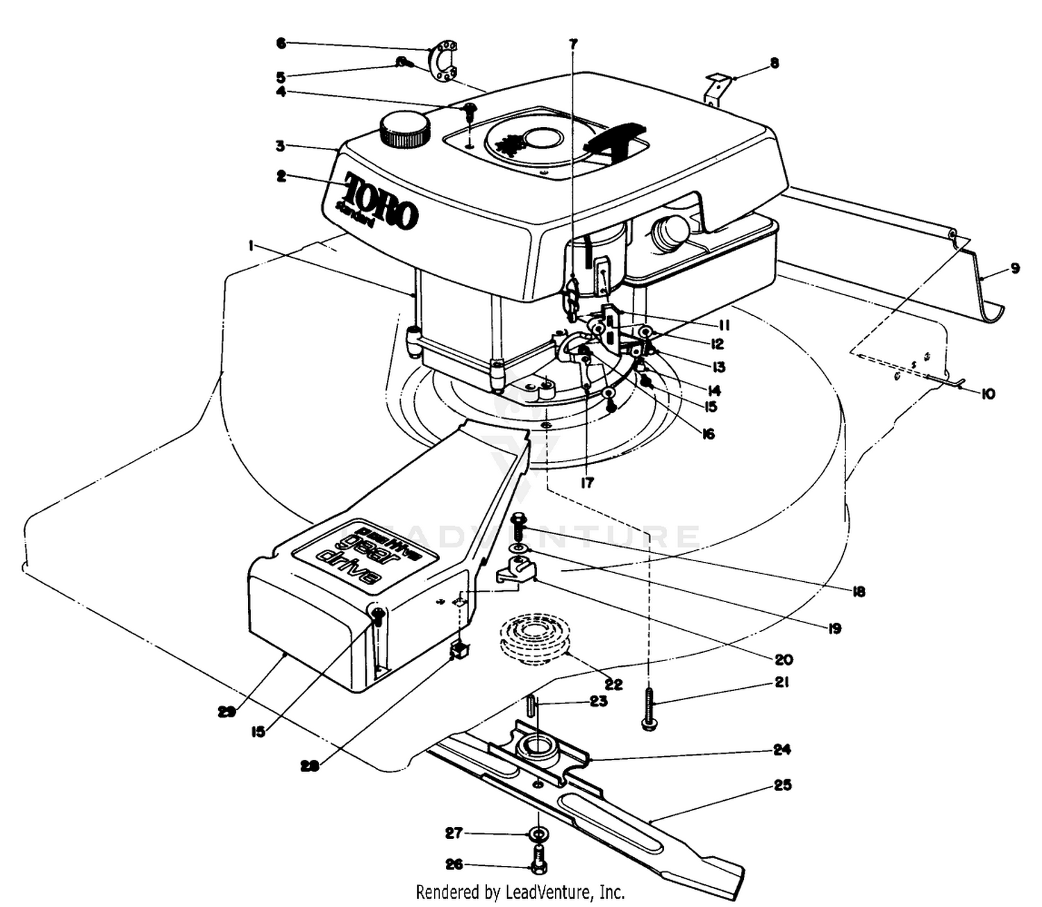 Engine Assembly-Model 16870