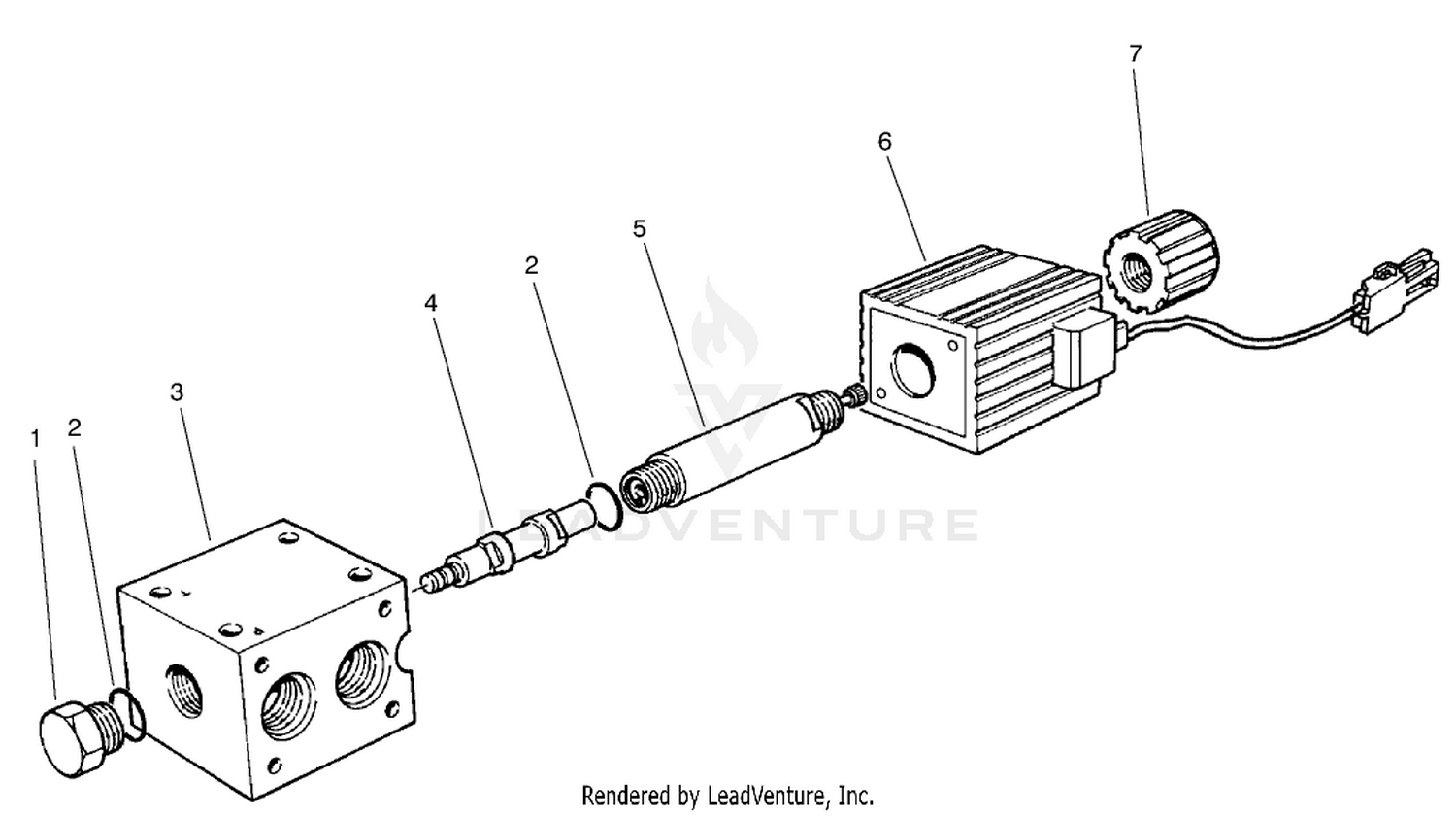 Solenoid Valve Assembly No. 76-9970 (model No. 30455 Only)