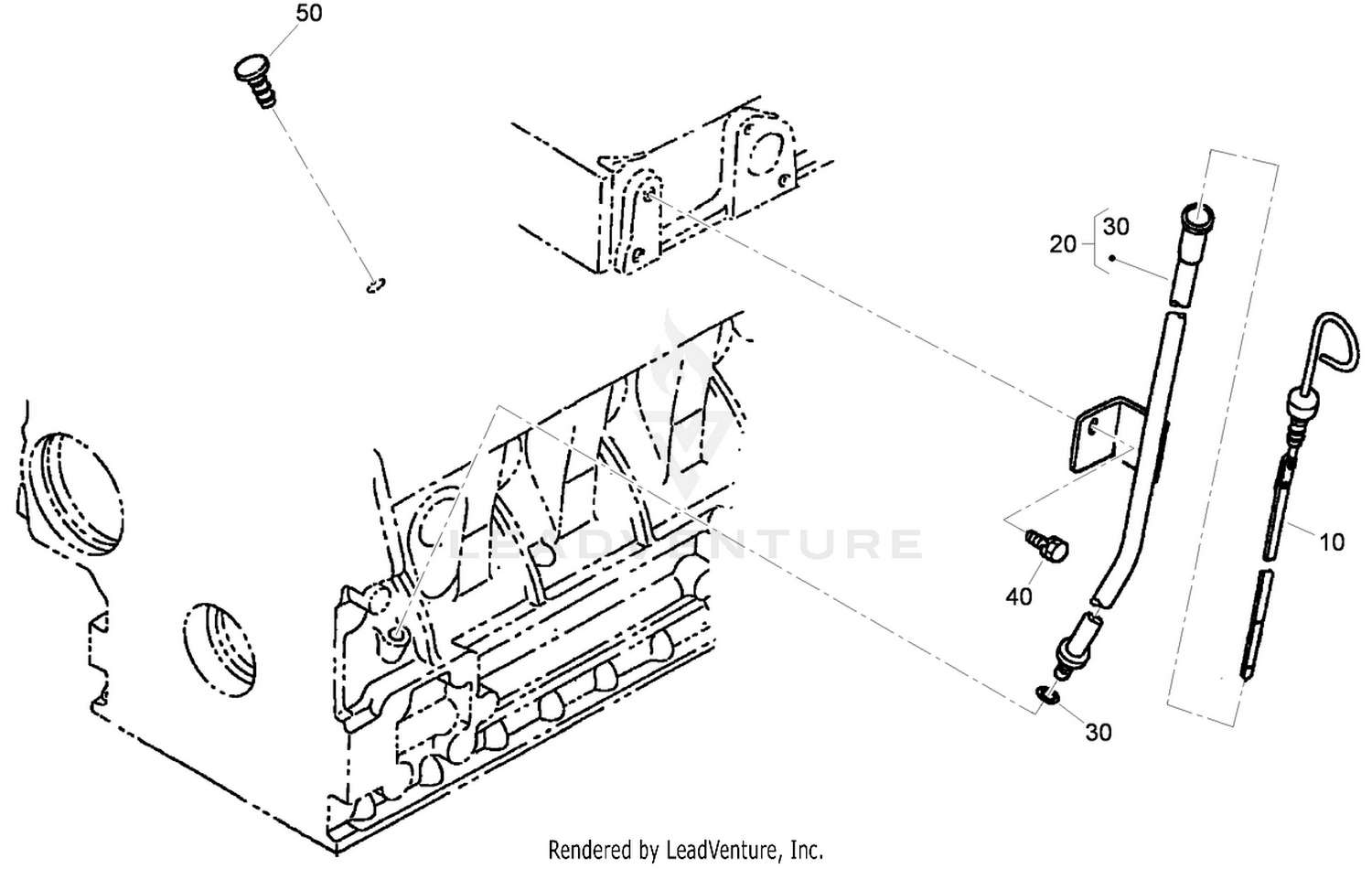 Dipstick and Guide Assembly