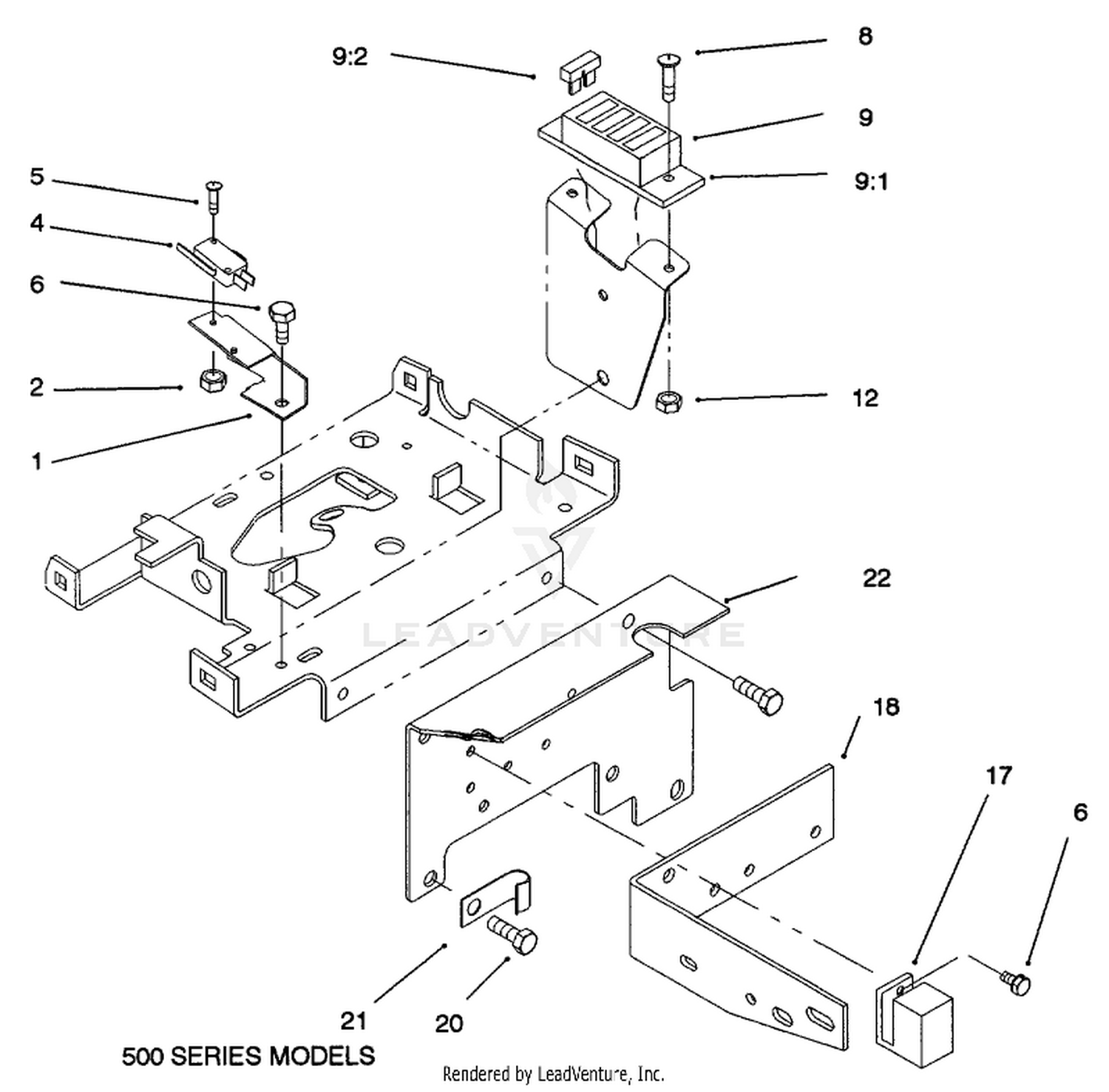 Hoodstand Electrical Housing  Wire Harness