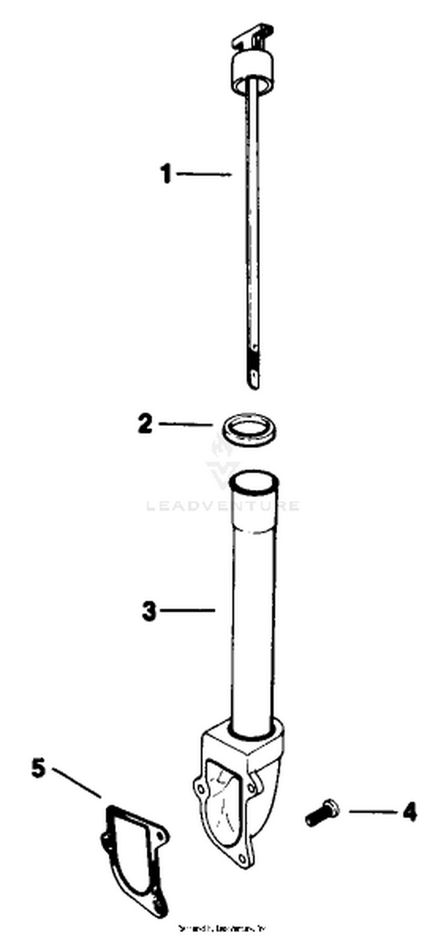 Dipstick-Engine Model No. M16 Spec. No. 711526