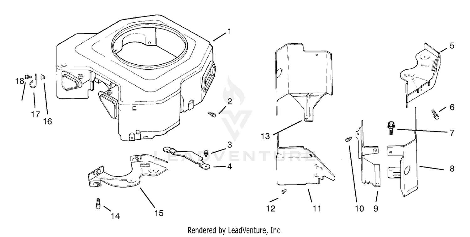 Blower Housing  Baffles