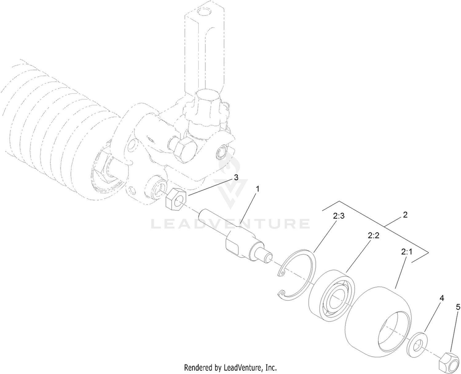 Roller Extension Assembly No. 115-7361