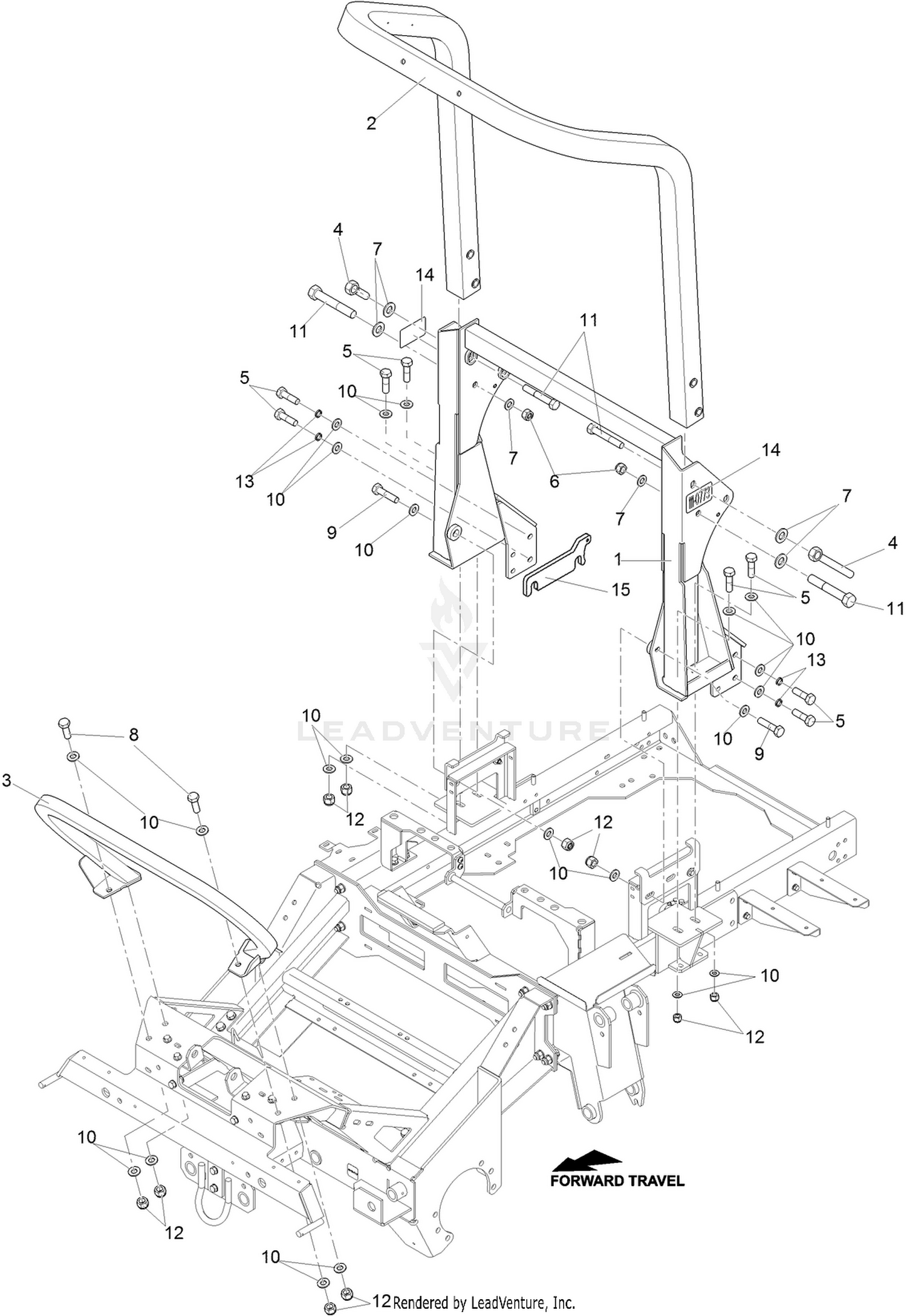 2 Post Roll Over Protective Structure
