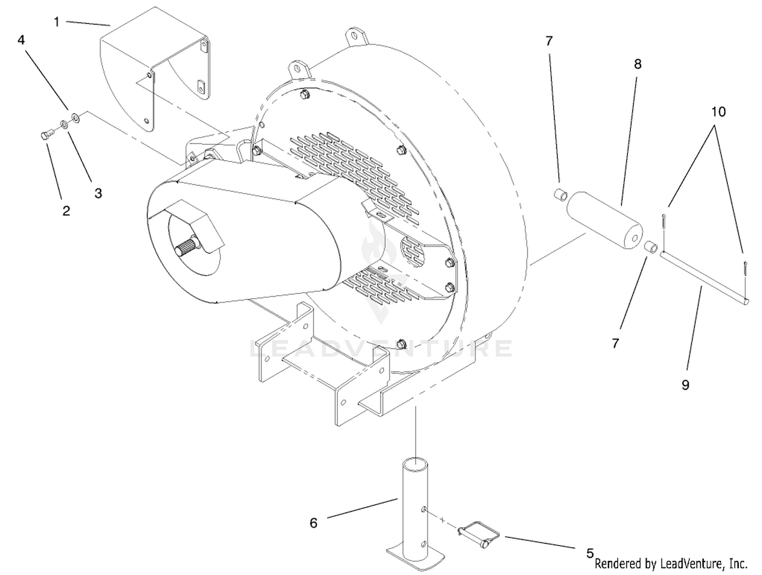 Roller  Chute Stand Assembly