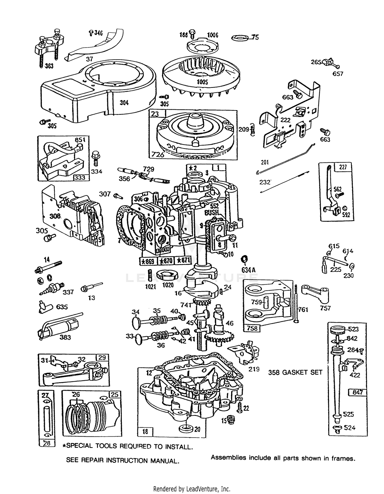 Briggs  Stratton Model No. 286707-0119-01