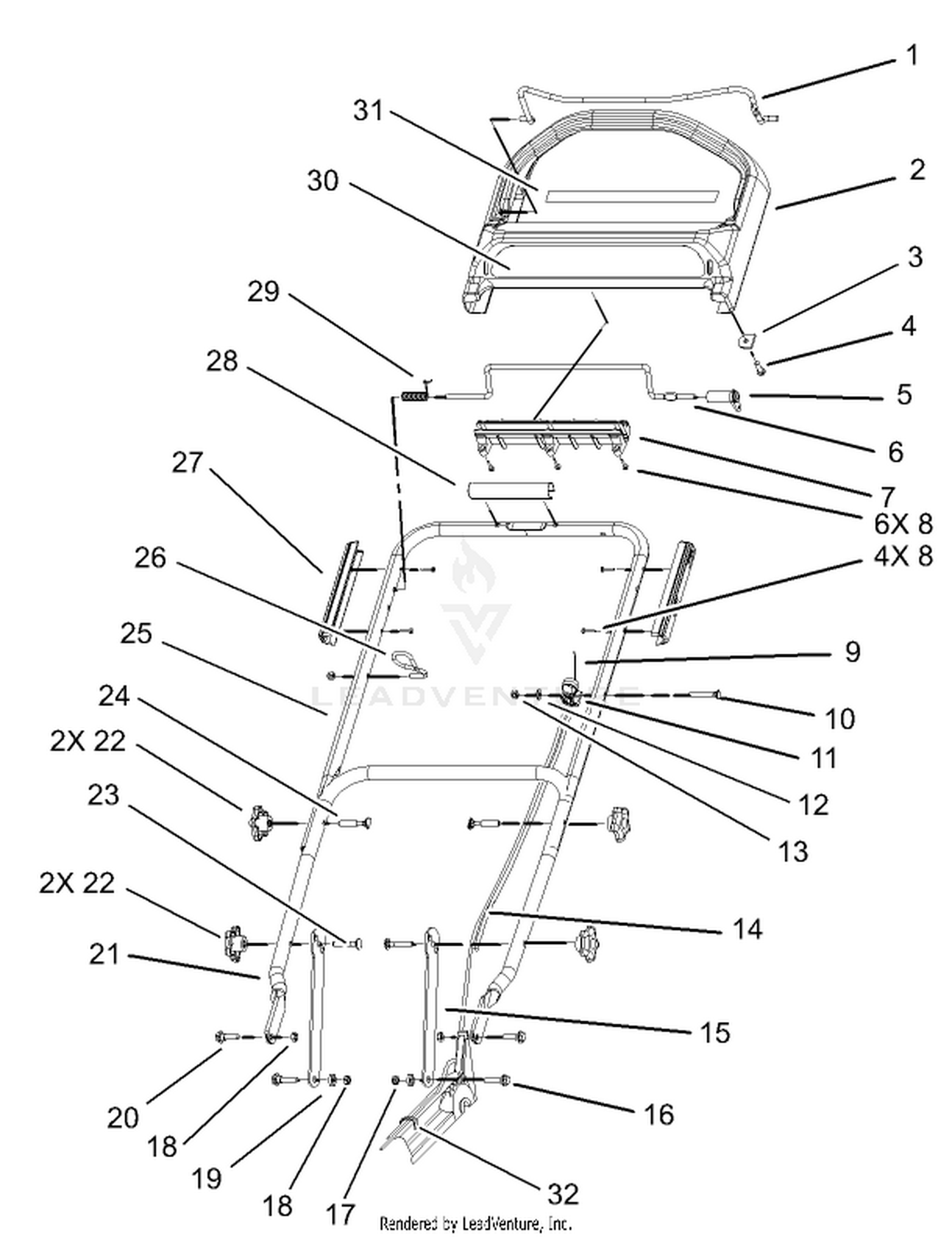 Handle and Control Assembly