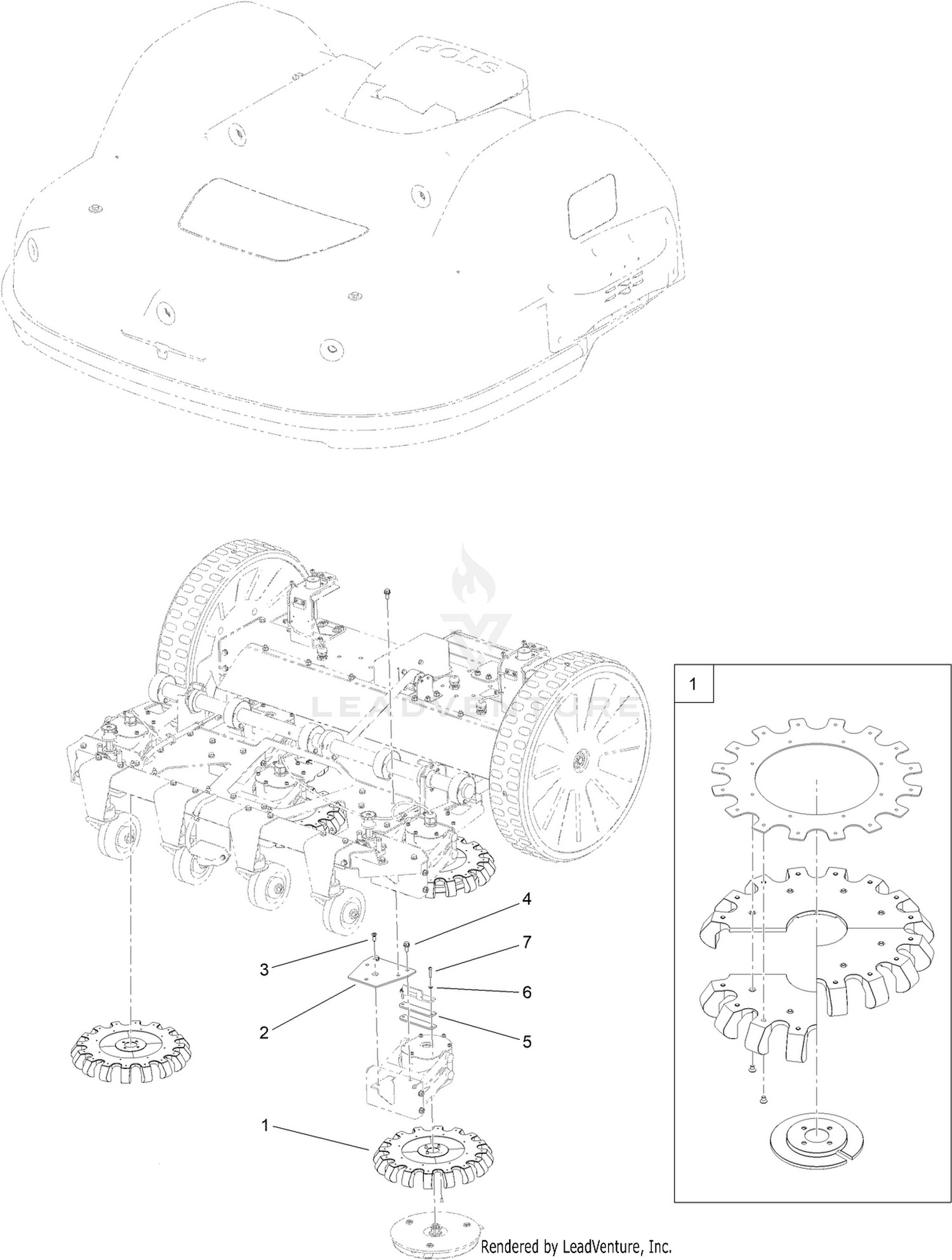 Blade Disc Guard Kit Assembly No. 163-3935