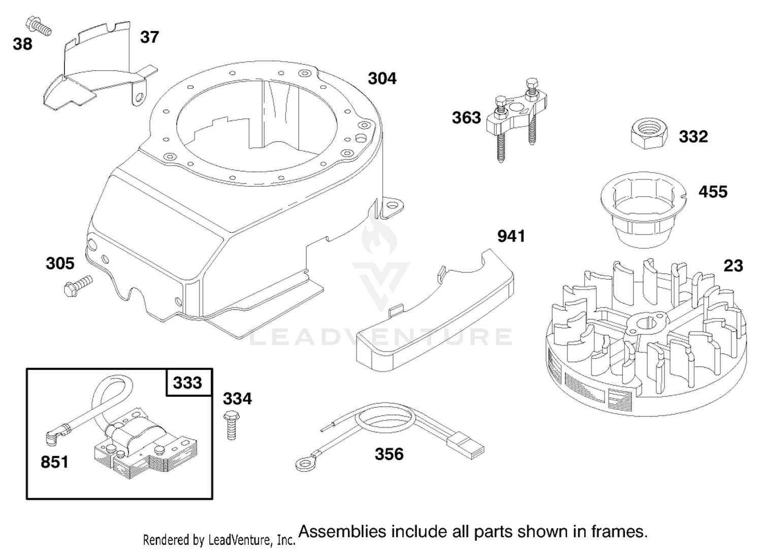 Engine Briggs  Stratton Model 12h802-1758-A1 7