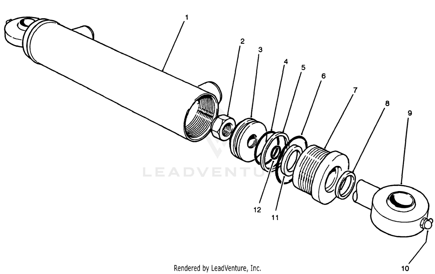 Hydraulic Cylinder No. 88-1250 (model No. 30450)
