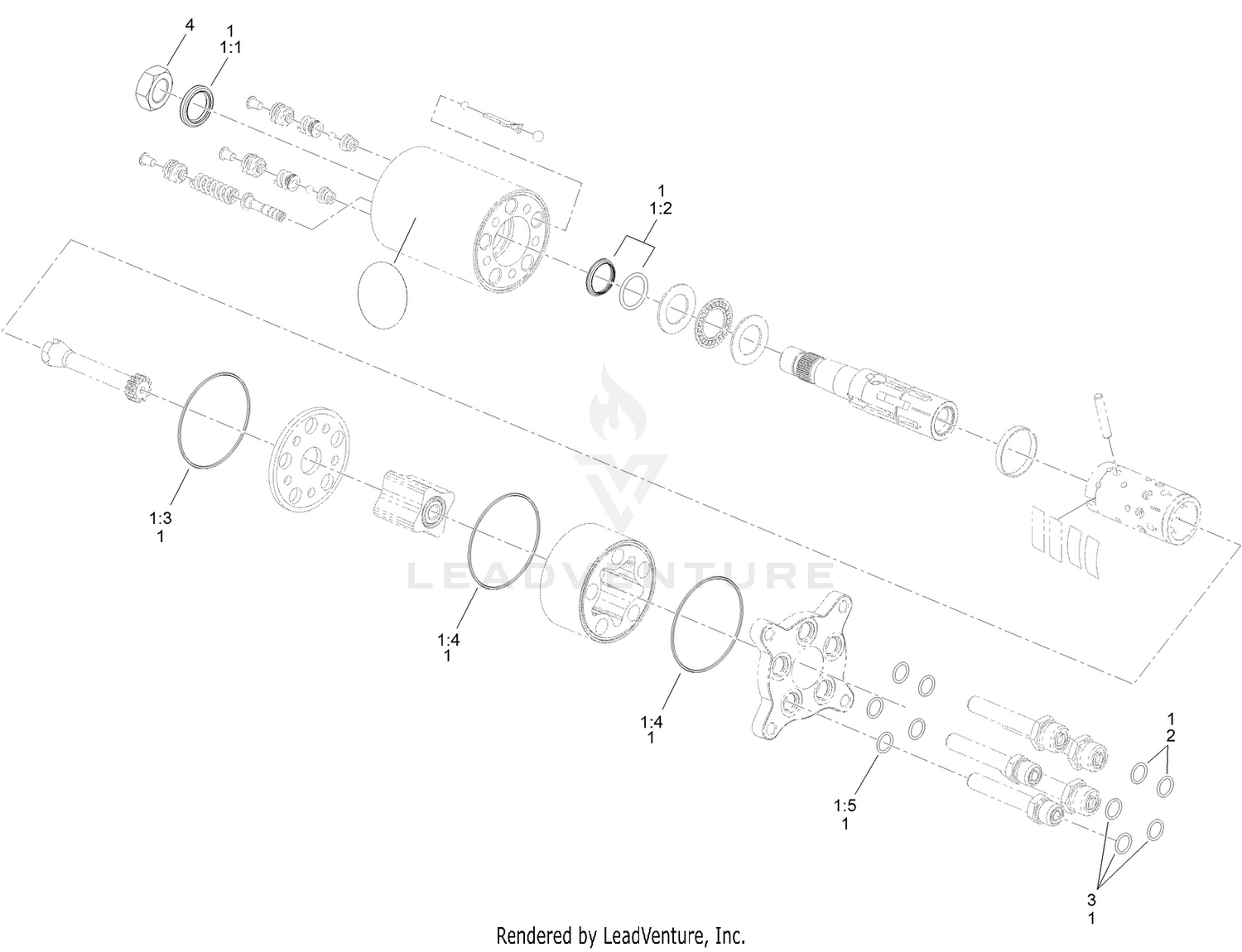Hydraulic Steering Pump No. 138-9133