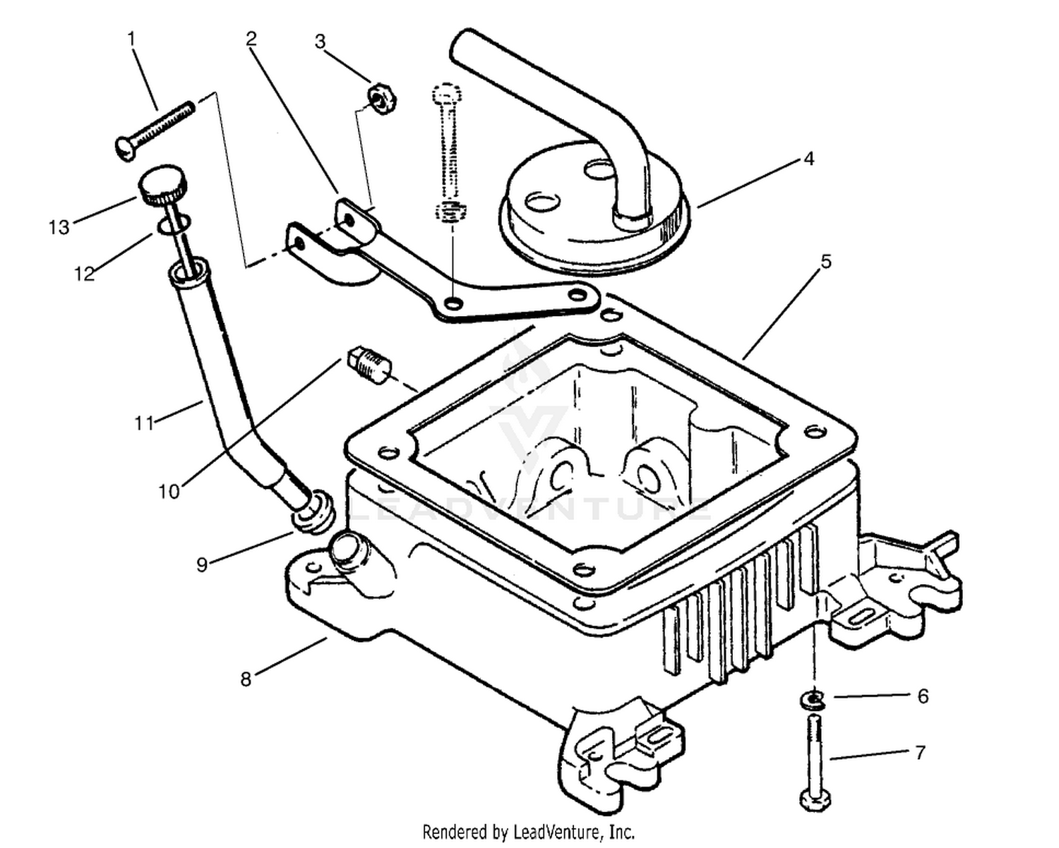 Oil Fill Tube  Base