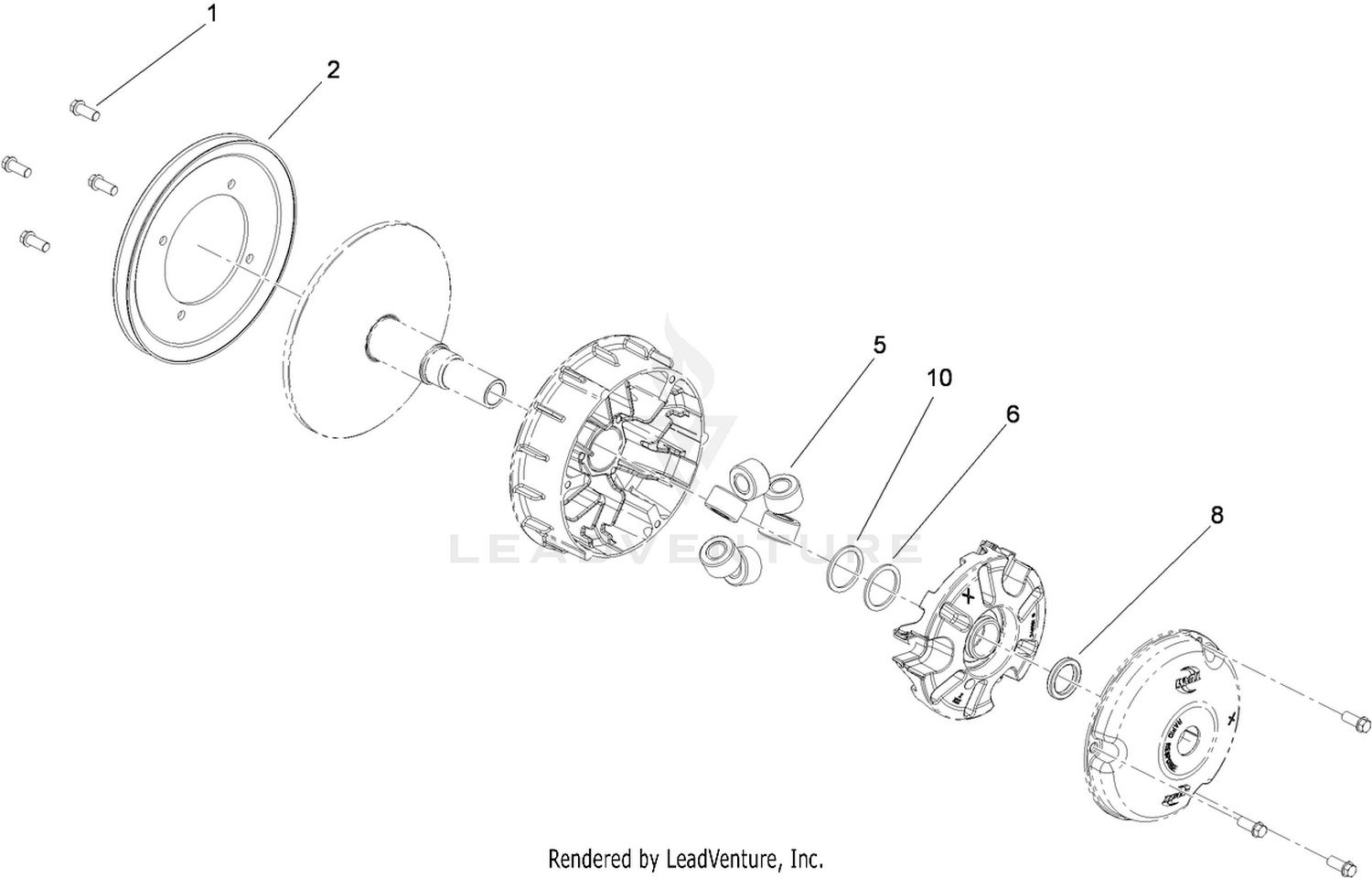 Primary Clutch Assembly No. 119-0800