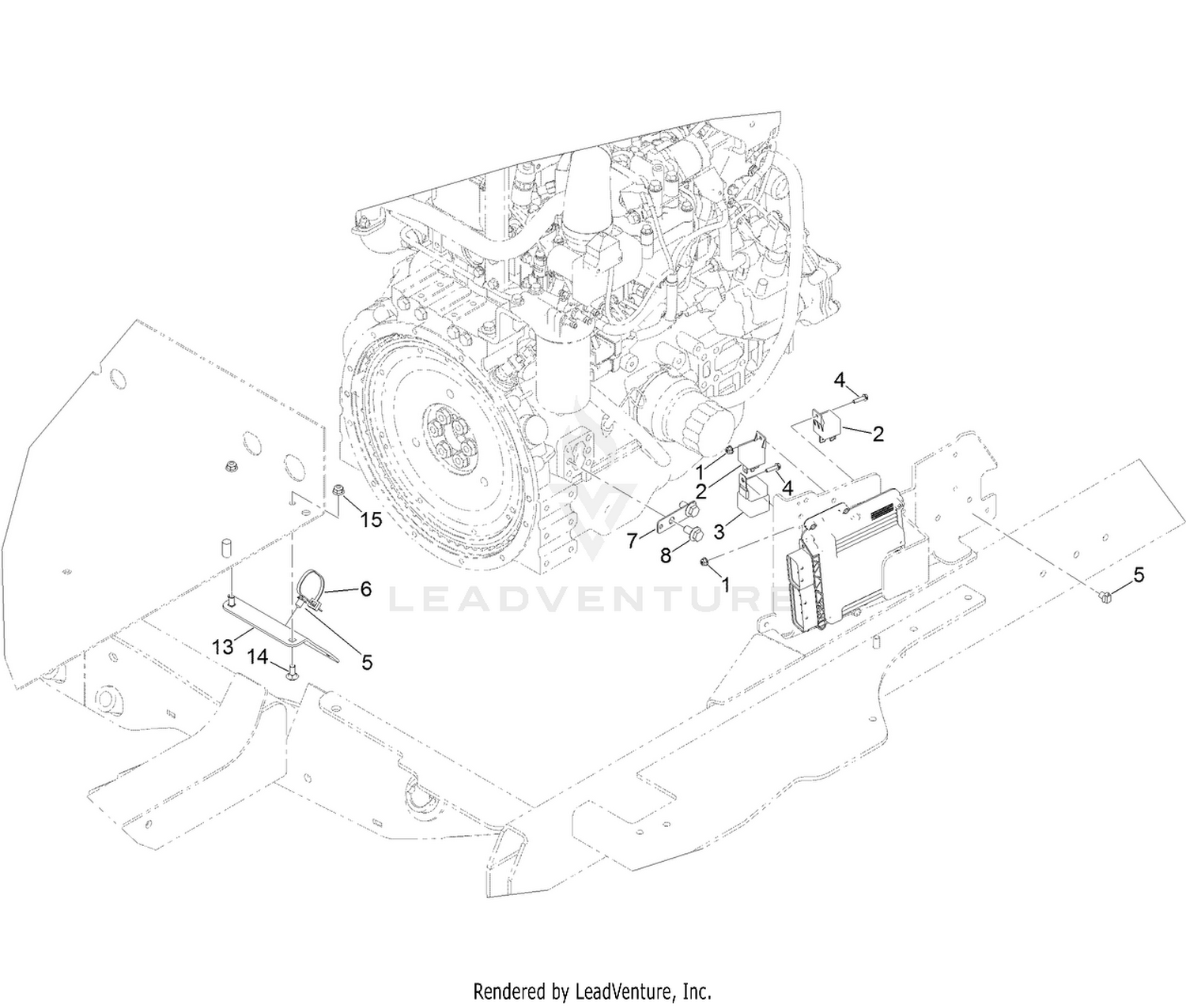 Mid Electrical Component Assembly