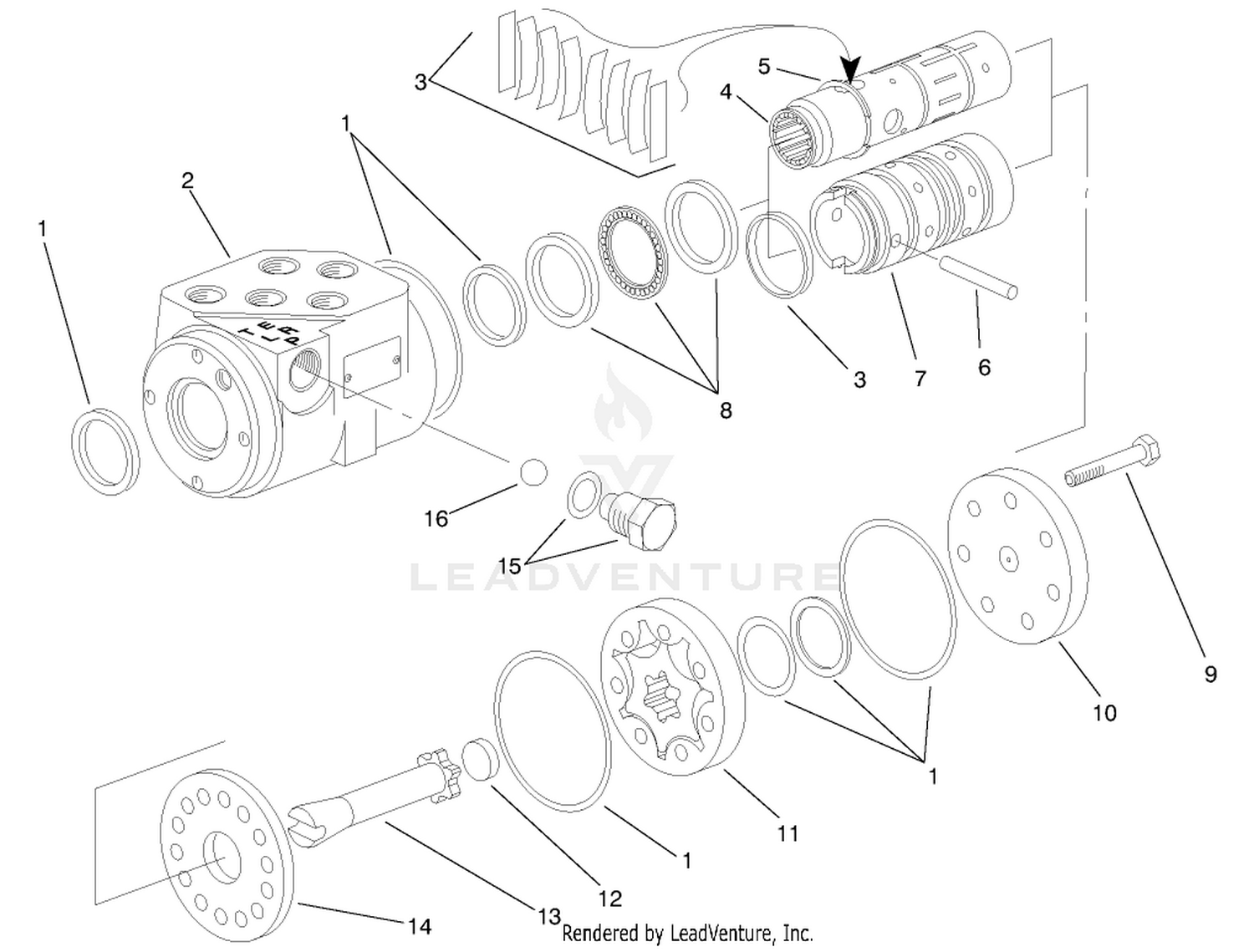 Steering Control Valve Asm 93-5165