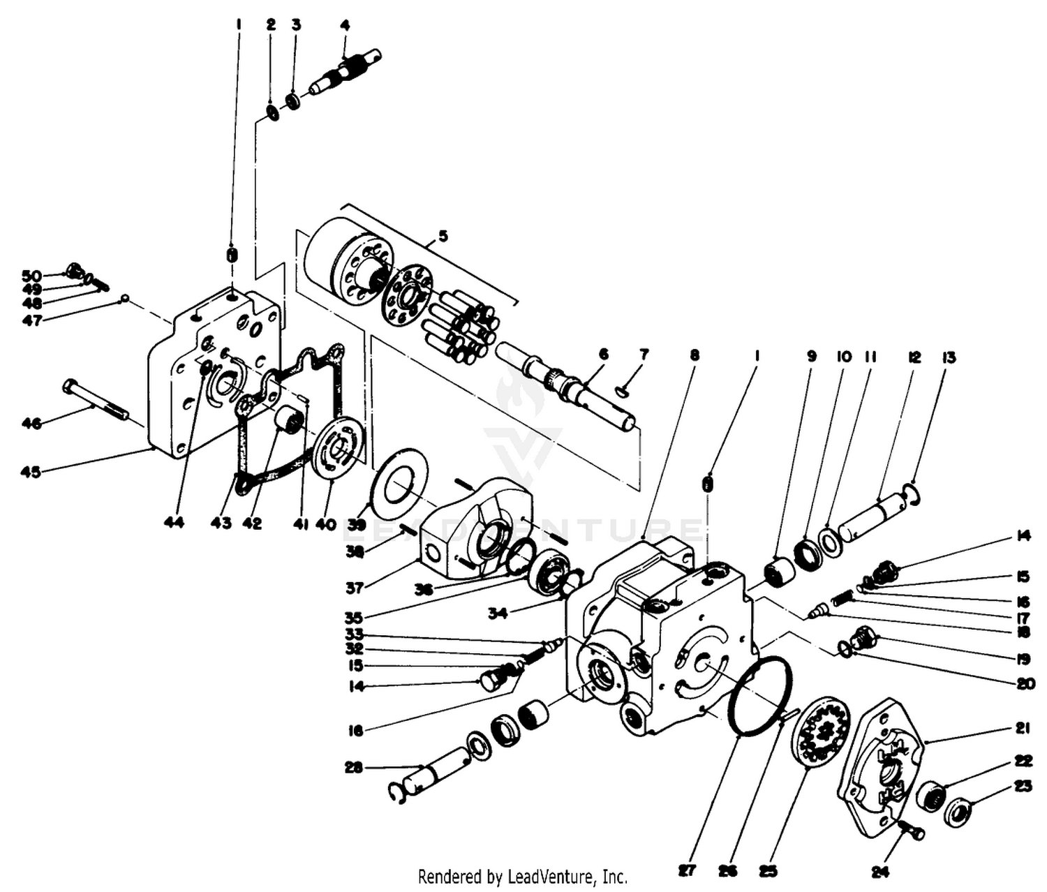 Hydraulic Pump Assembly No. 61-0080