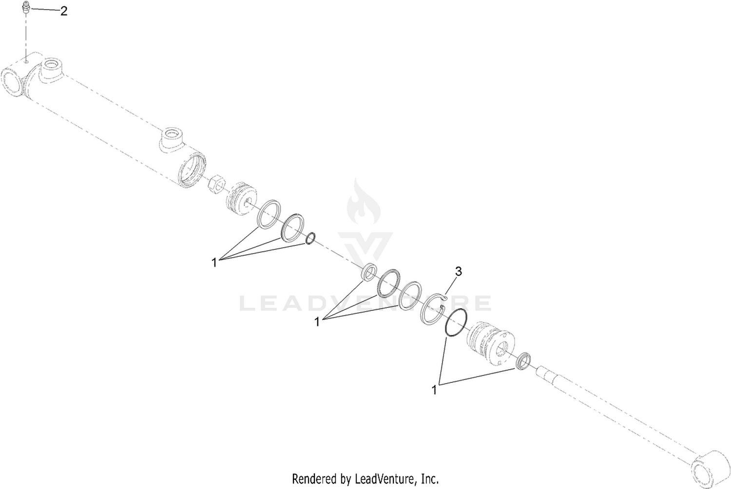 Hydraulic Cylinder Assembly No. 125-1660