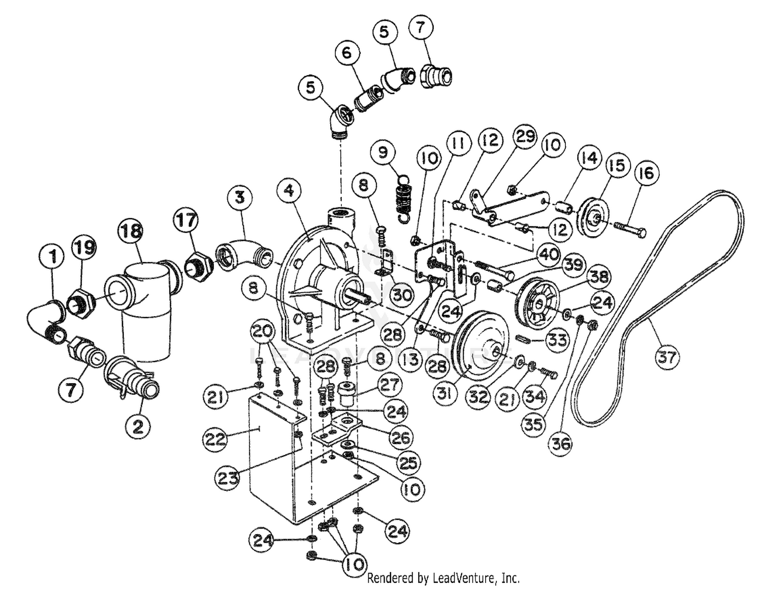 SPRAYER PUMP ASSEMBLY (3000)