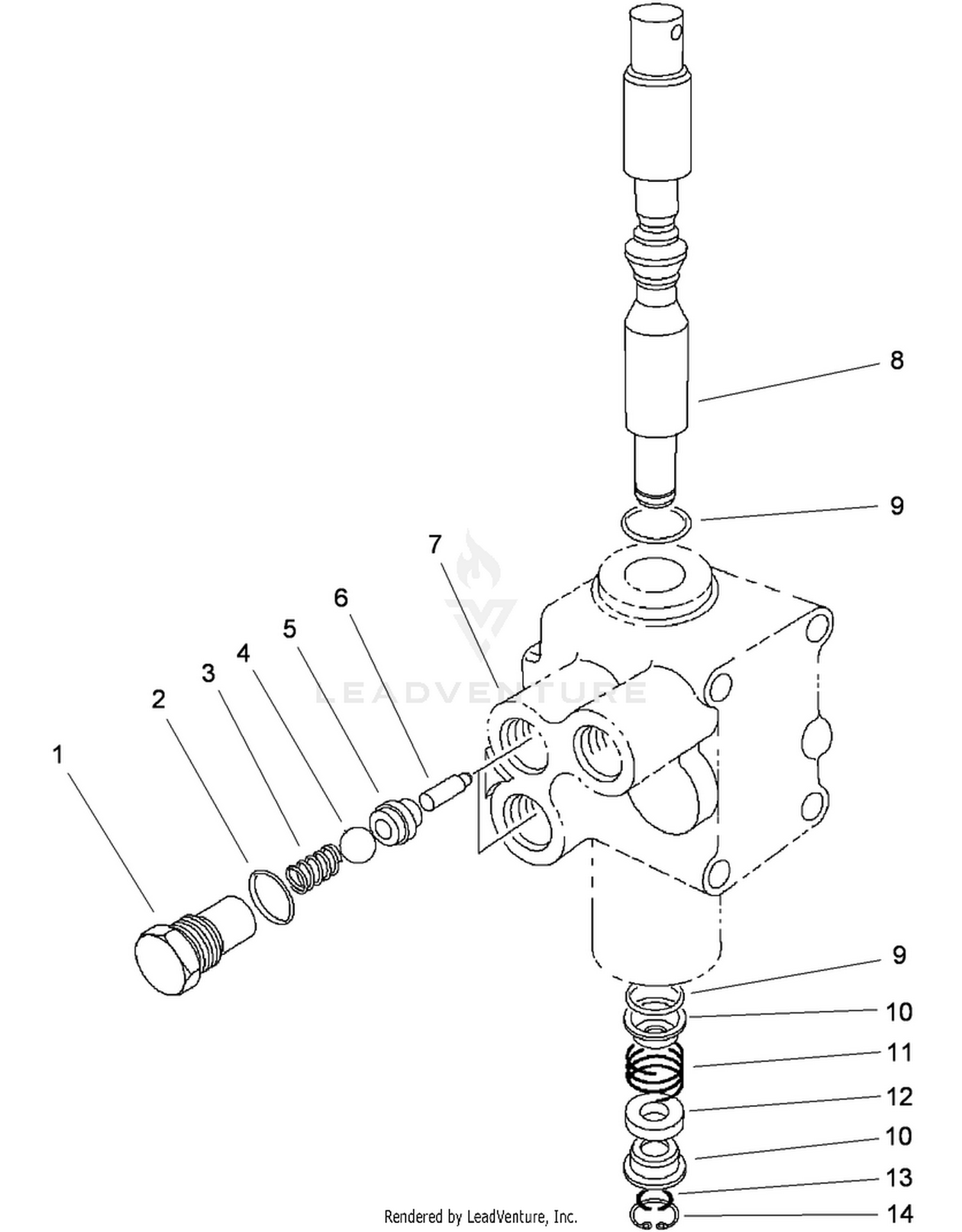 Control Valve Assembly No. 43-1950