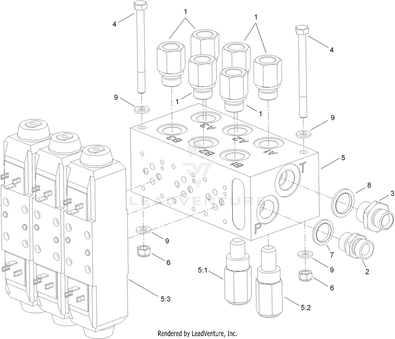 Hydraulic Cutter Control Assembly