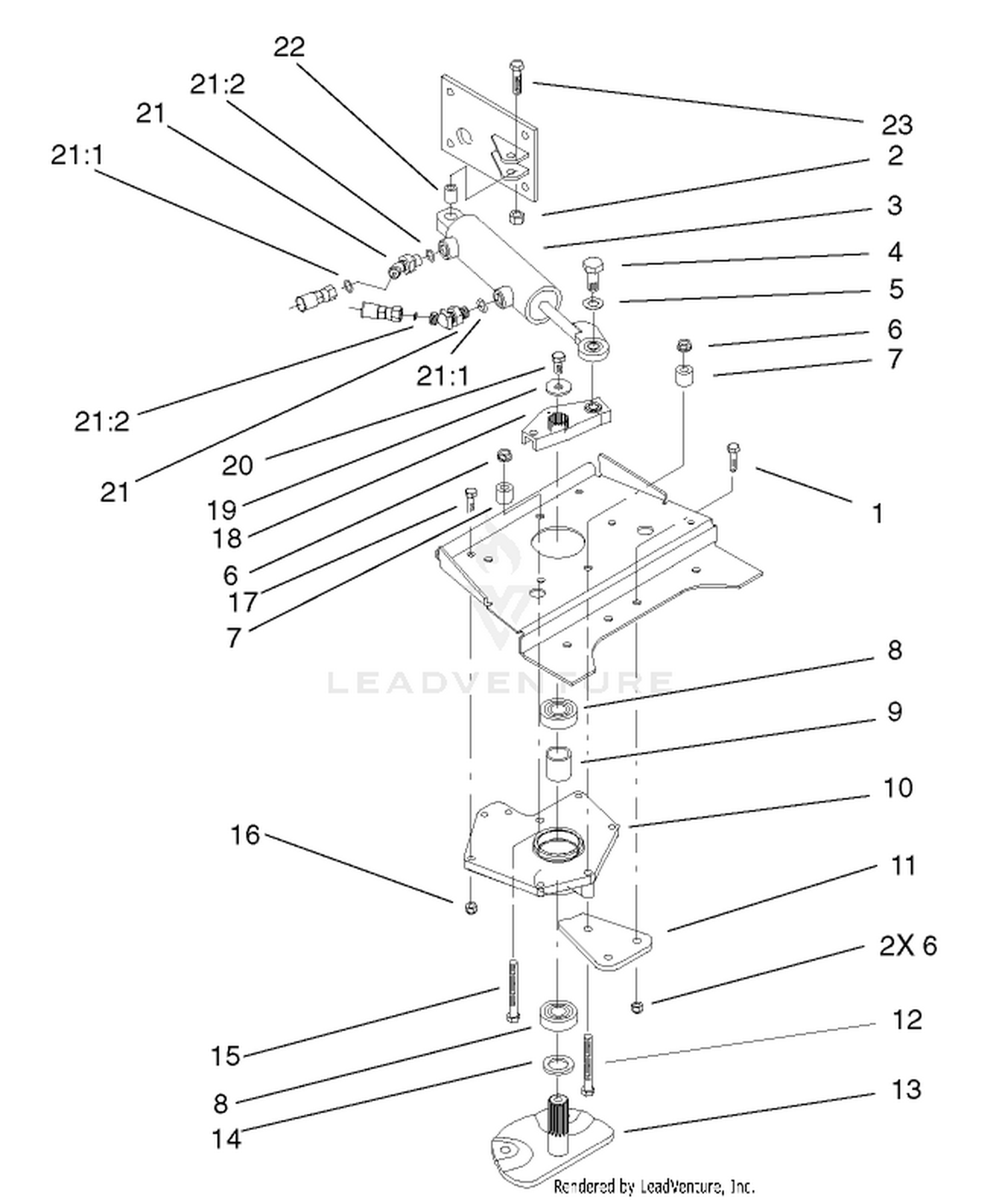 Power Steering Lower Assembly