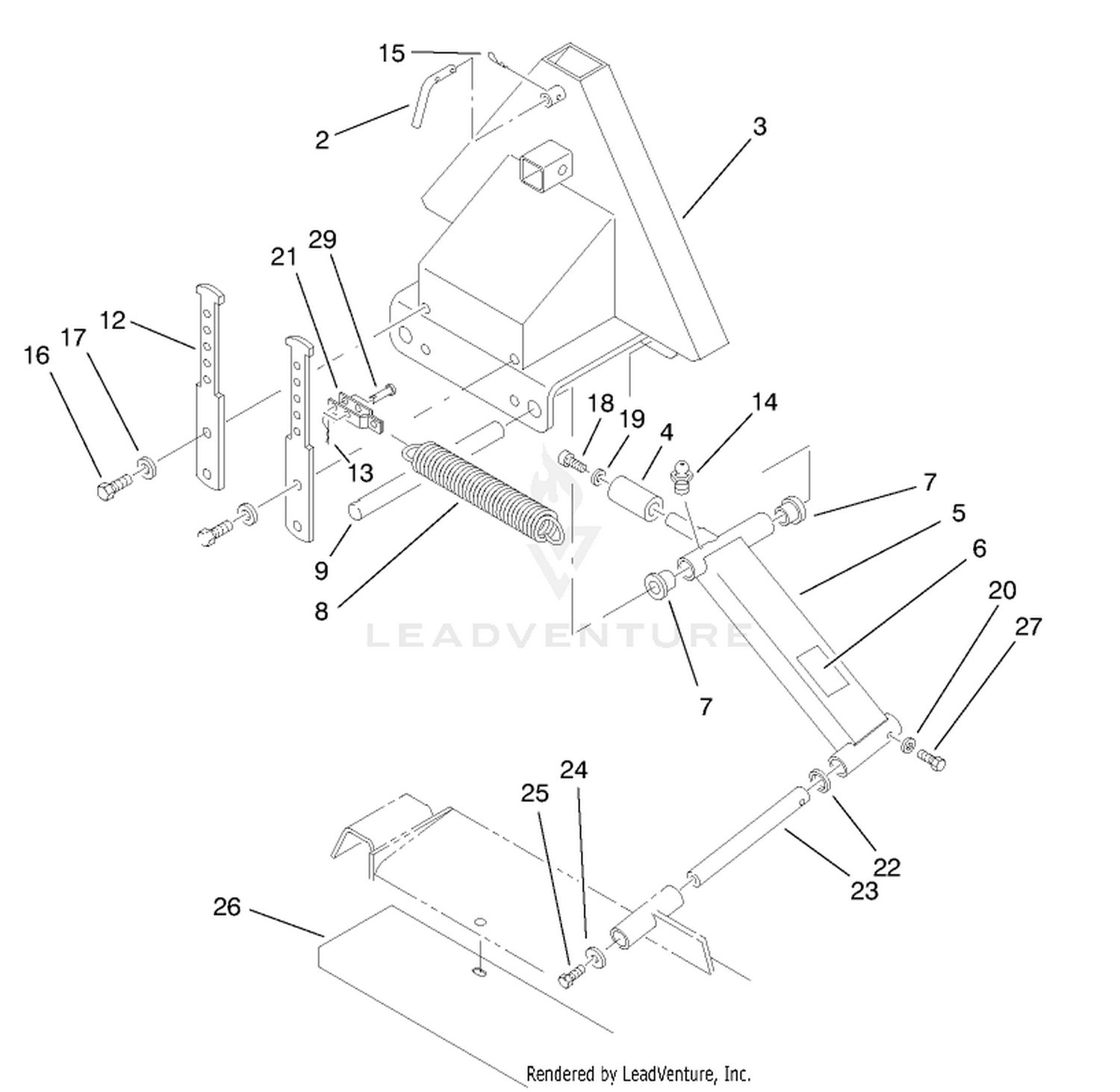 Front Lift (floating Cutting Unit Model 02101)