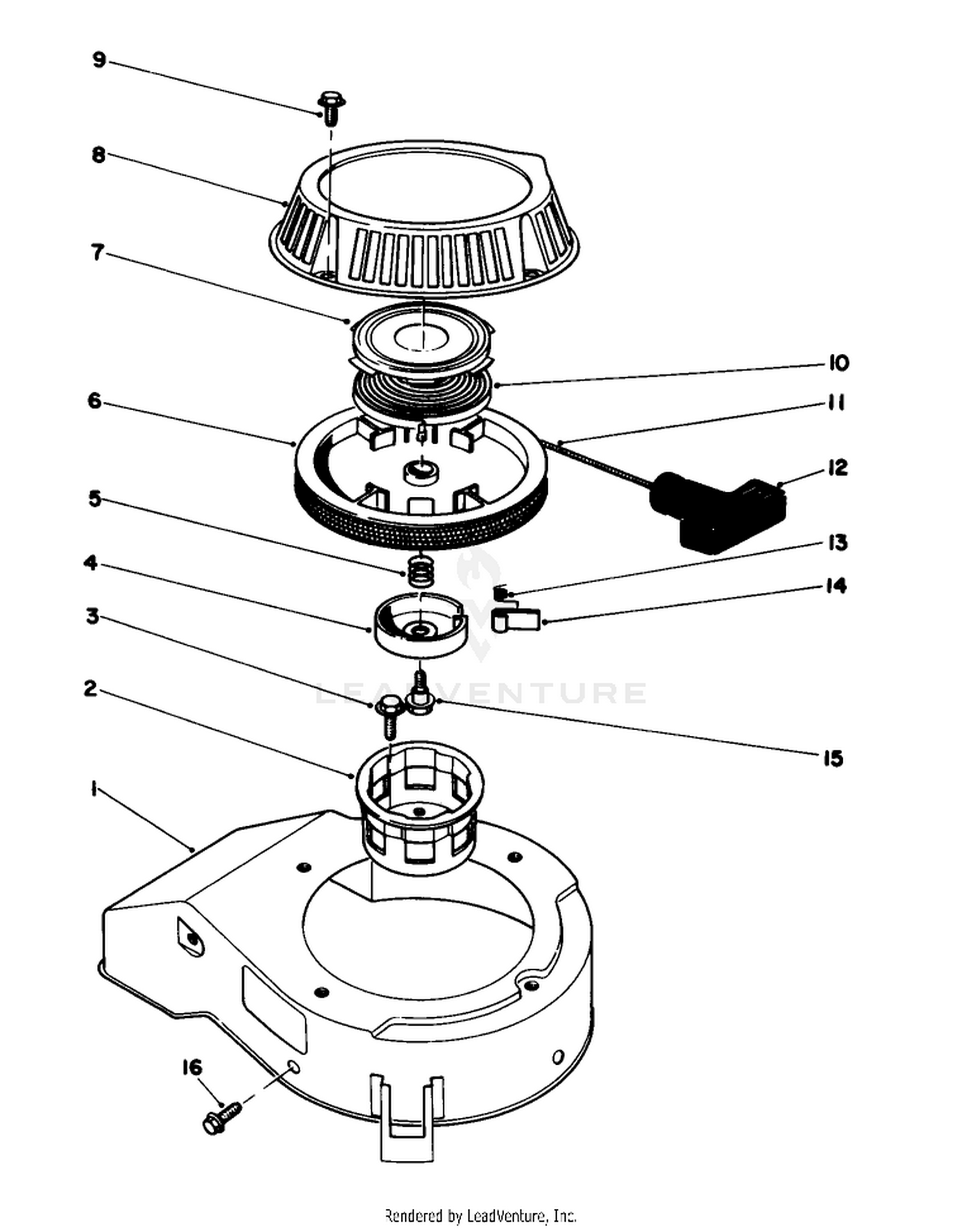 Recoil Assembly (model No. 47pg6)