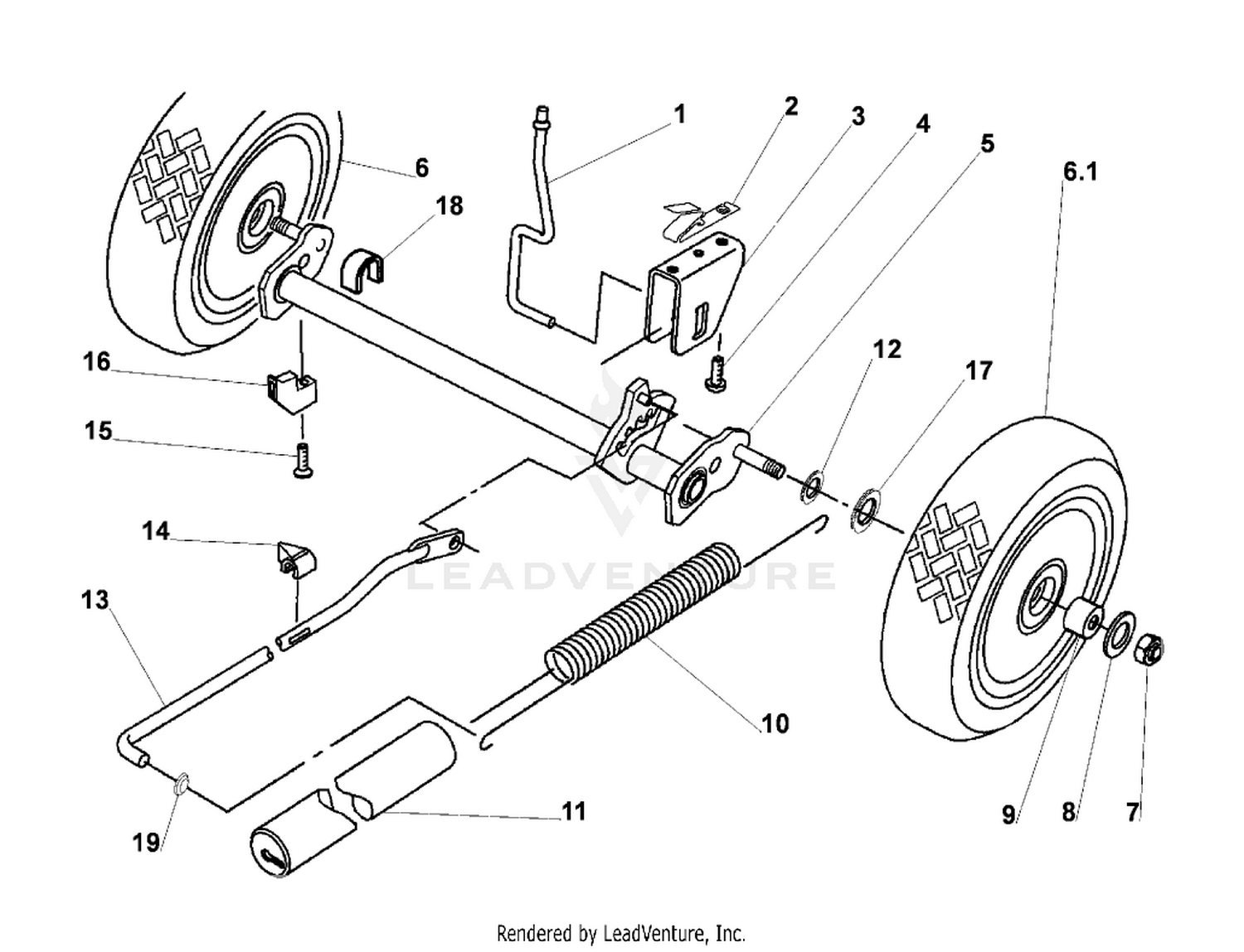 Rear Axle Assembly