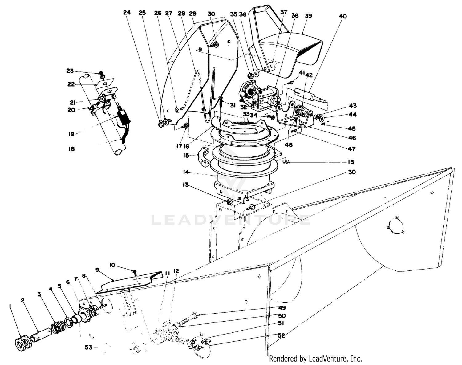 48" Snowthrower Model No. 30570 (optional) (continued) 2
