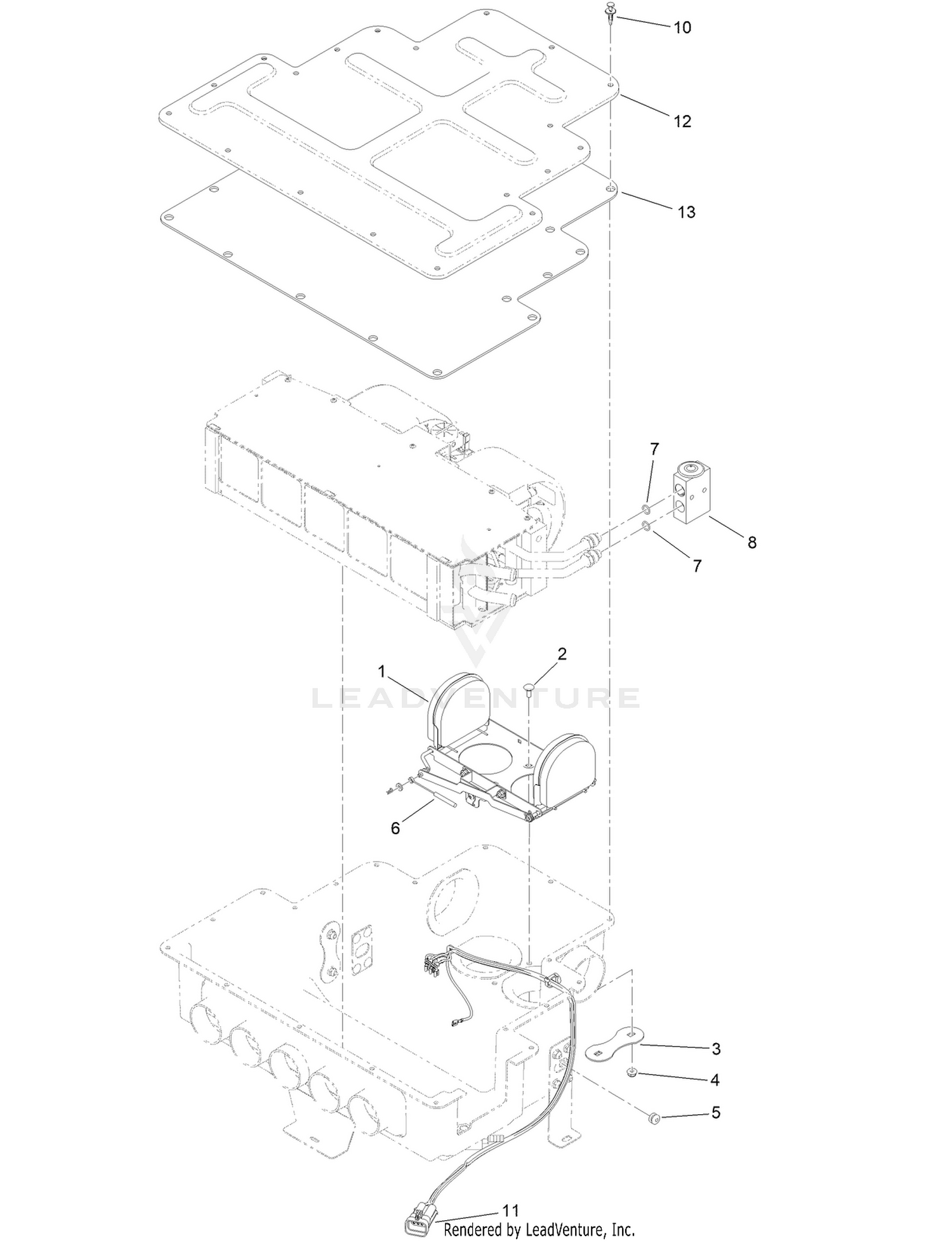 Air Diverter and Expansion Valve Assembly