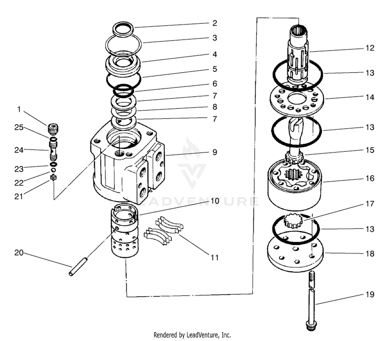 Power Steering Valve No. 92-9729